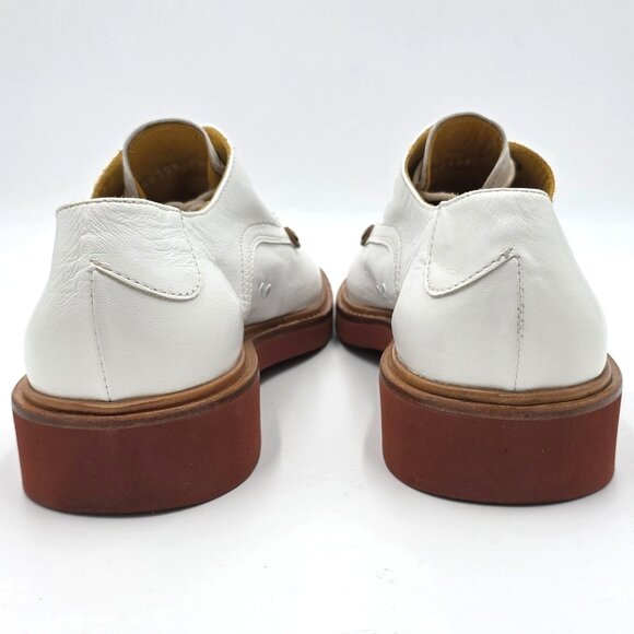 Paciotti 308 Madison Mens 11 / 10 UK White Leather Derby Dress Casual Oxfords - Picture 5 of 10
